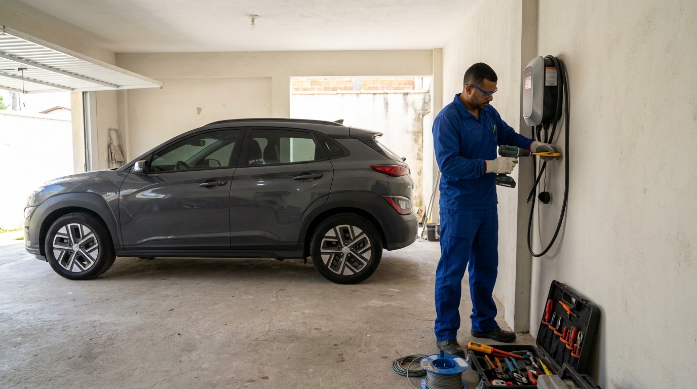 Instalação de Carregador de Carro Elétrico perto de mim em Gravataí‑RS