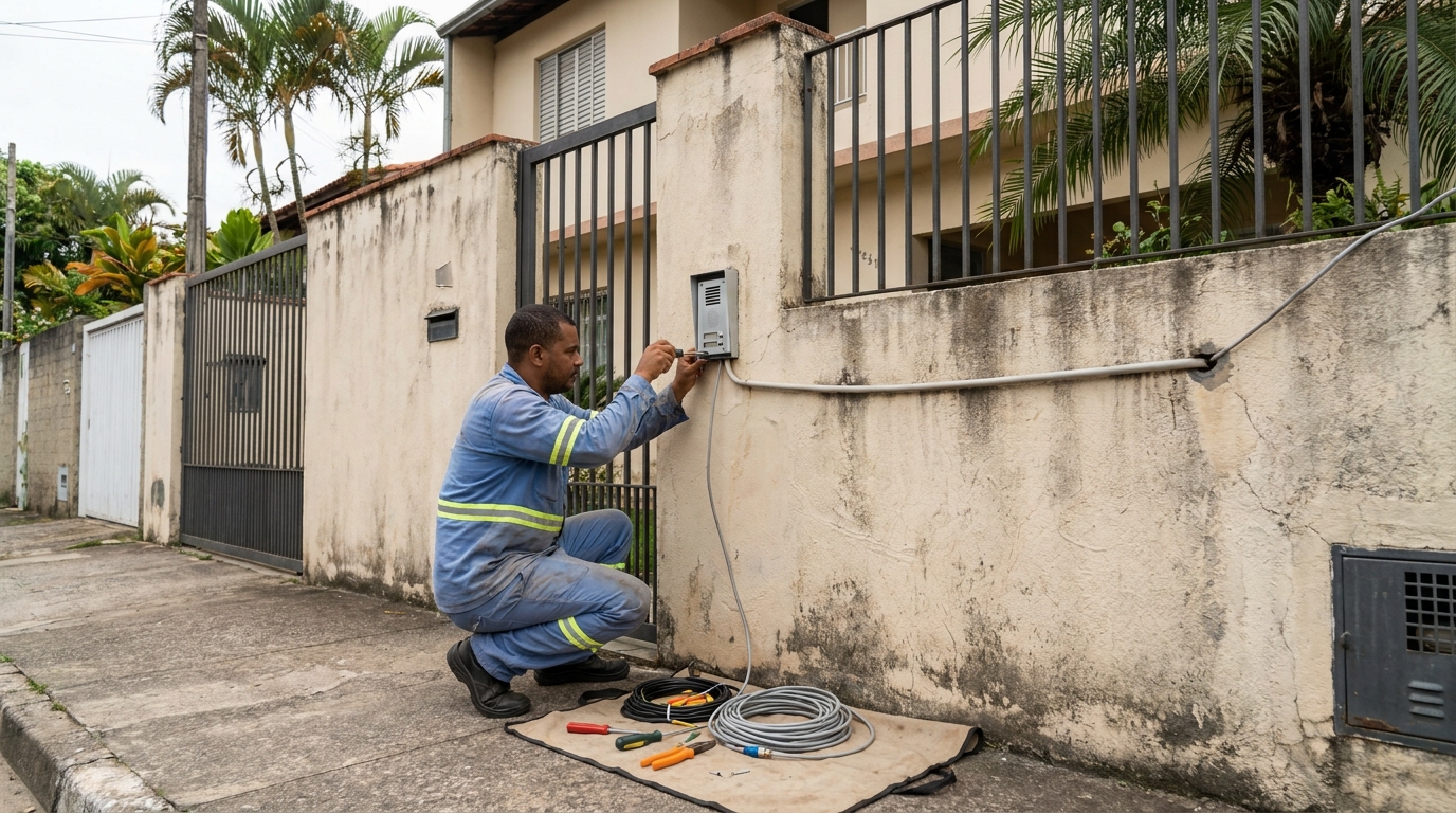 Instalacao de video porteiro em Gravataí‑RS